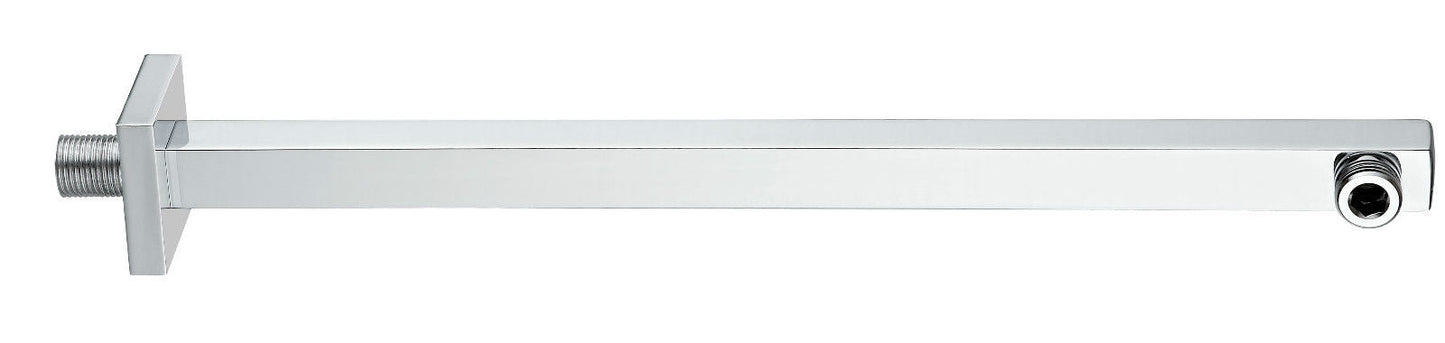 Wandarm für Duschkopf, eckig 400 mm Länge, Brausearm für Brausekopf Duschkopf Kopfbrause Regenbrause - Olotos-Obenlotos GmbH